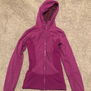 LULULEMON reversible zip up pink/purple